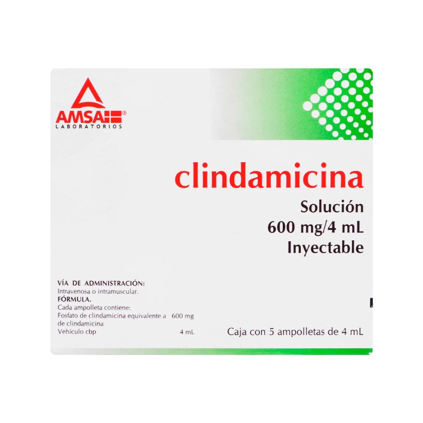 CLINDAMICINA 600MG AMP5X4ML LGEN