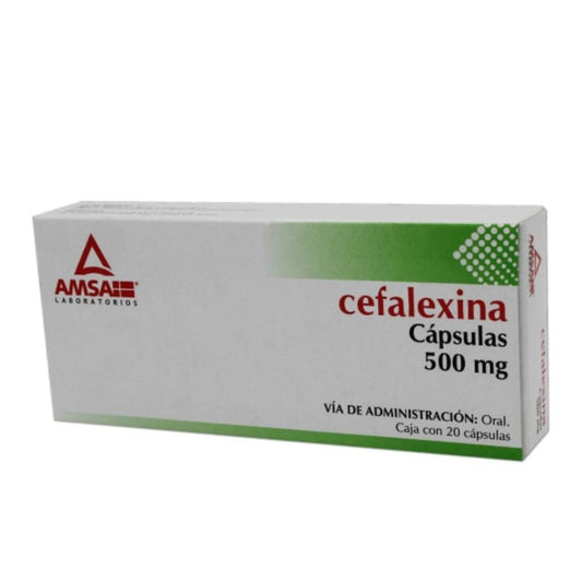 CEFALEXINA 500 MG 20 CAPS   LGEN