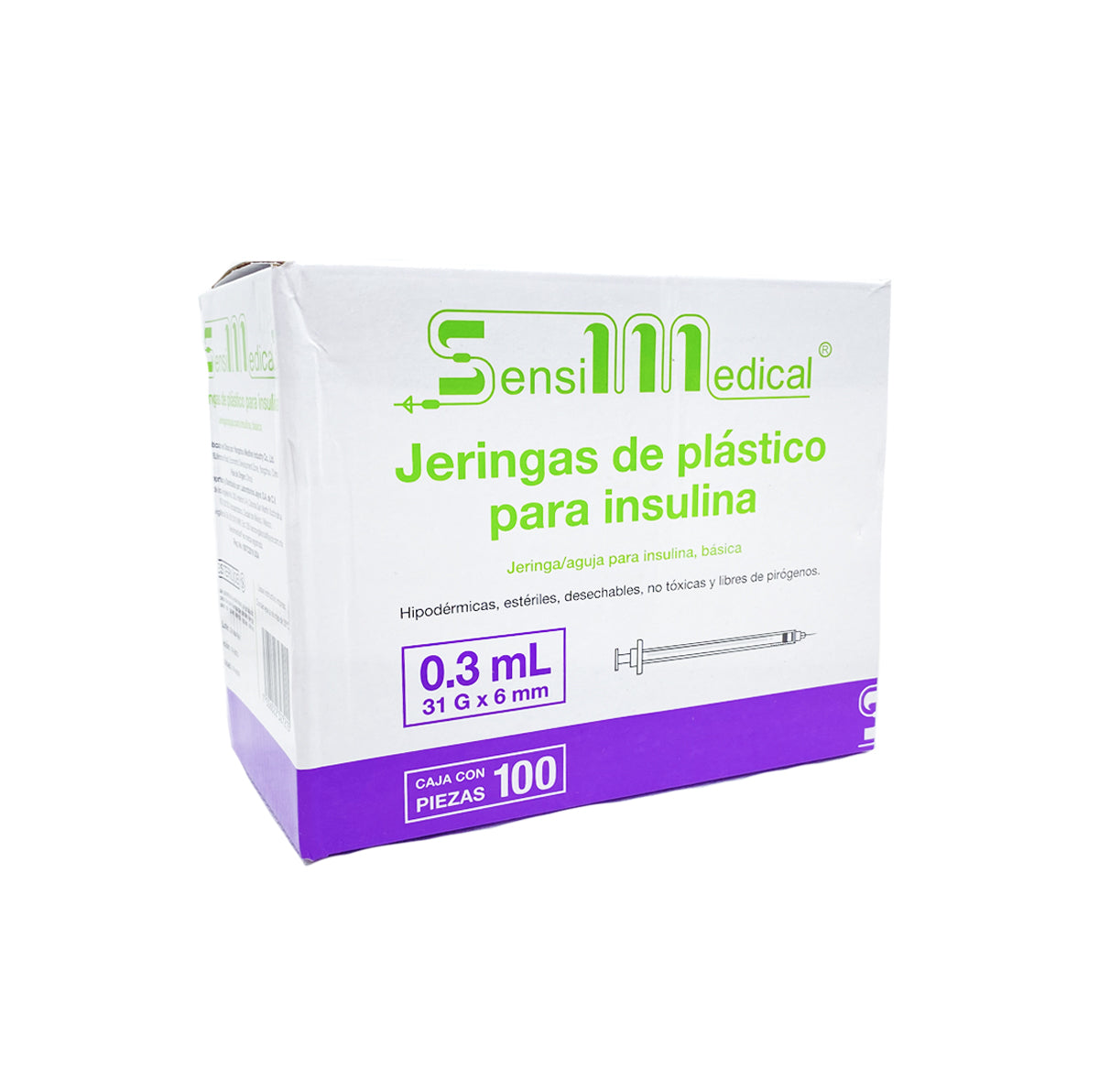 JERINGA INSULINA 100 JERS 0.3 31GX6MM