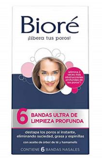 BANDAS BIORE NASAL LIMP PROF 6PZA