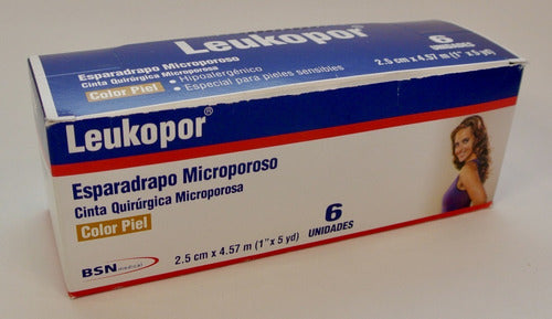 LEUKOPOR PIEL 7236801 2.5CMX4.57M -  6