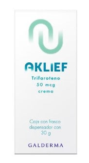 AKLIEF 50 MCG CRA FCO DISPEN 30G