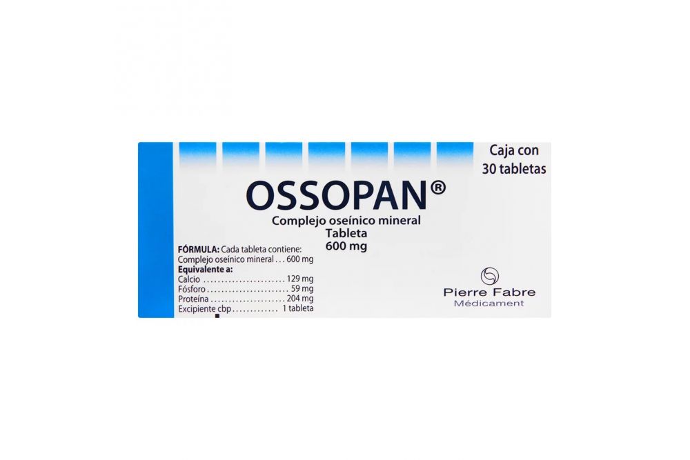 OSSOPAN 600 MG 30 TAB