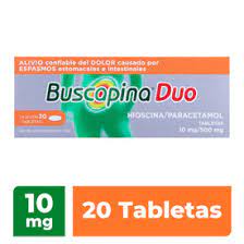 BUSCAPINA DUO 10MG 20 TAB