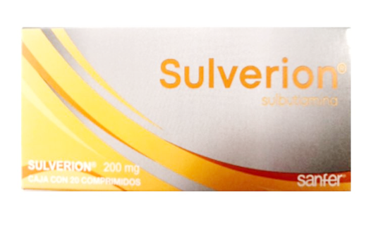 SULVERION 200 MG 20 CPR