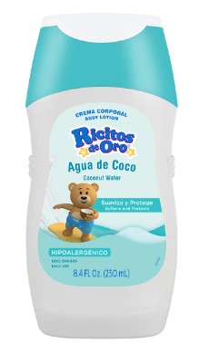 CRA RICITOS DE ORO AGUA COCO 250ML