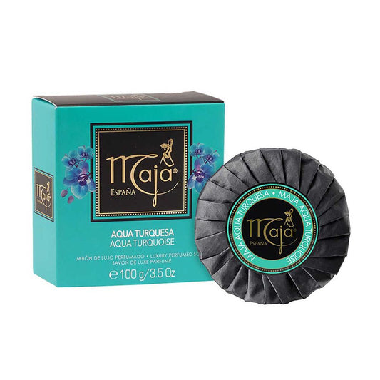 MAJA JABON AQUA TURQUESA CAJA C/BARRA C/100 G.
