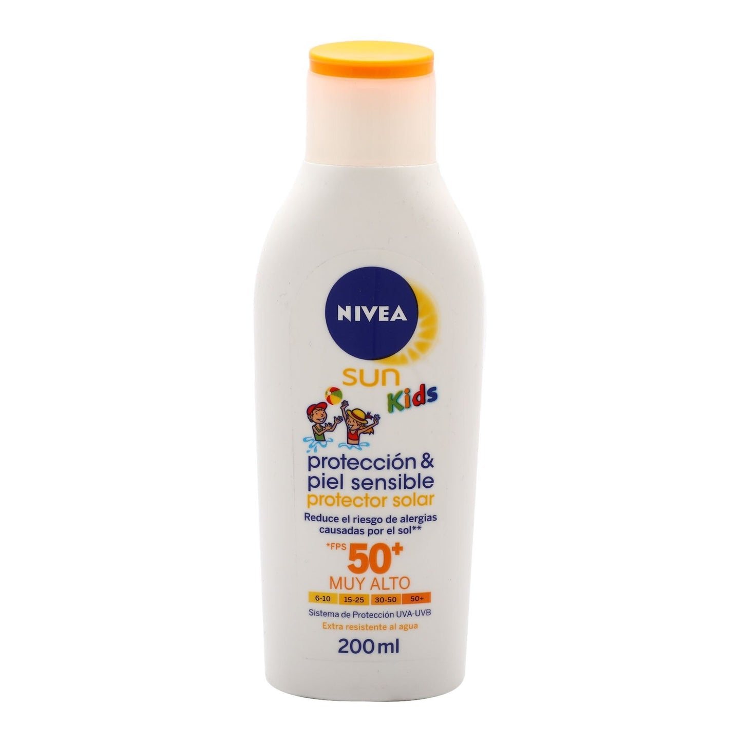 PROT NIV SUNKIDS P-SEN FPS50 200ML