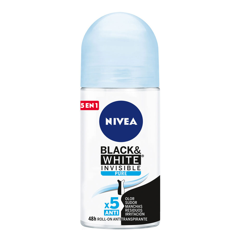 DESOD NIVEA PURE INVIS R-ON 50ML