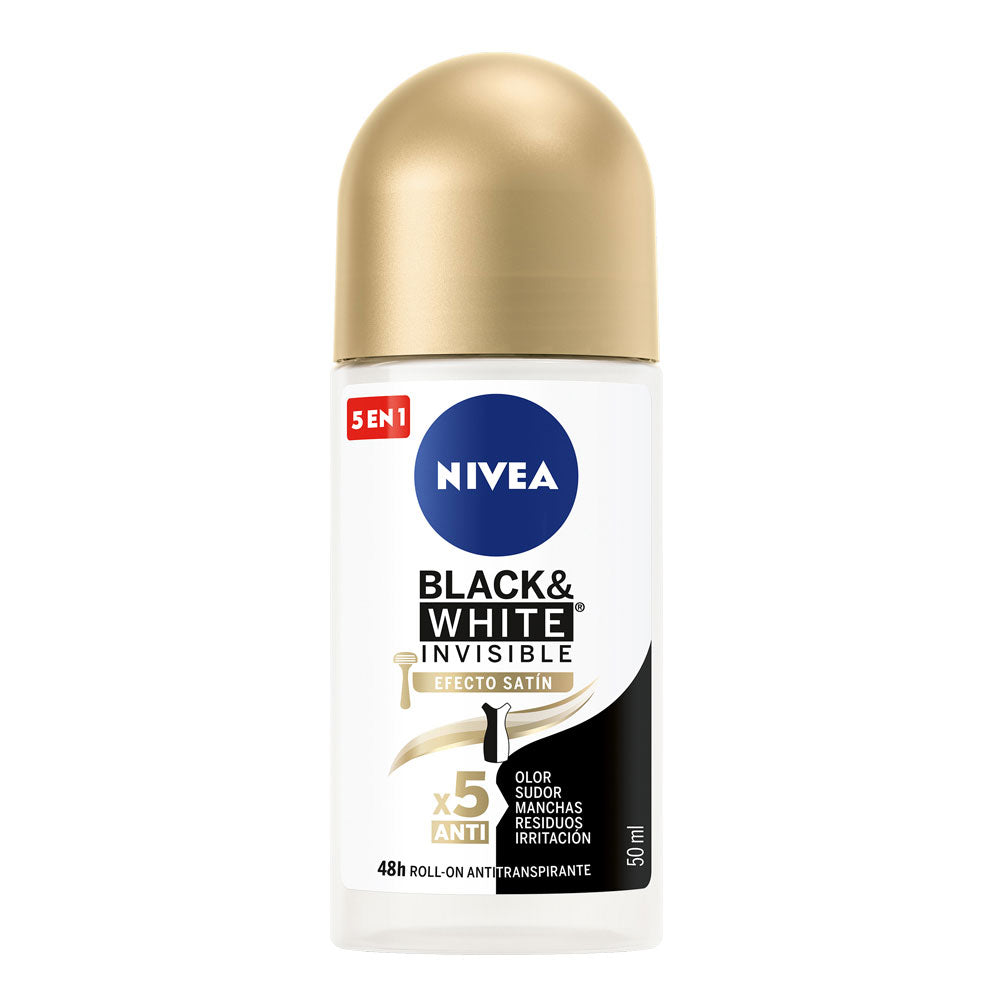 DESOD NIVEA B-W EF SATIN R-ON50ML