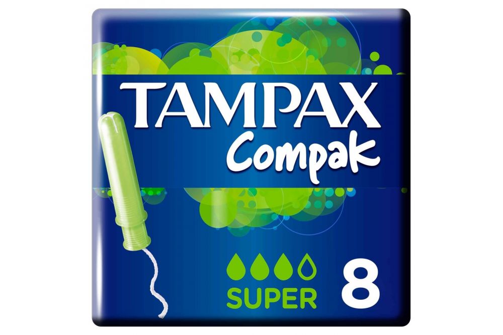 TAMPONES TAMPAX COMPAK SUP 8