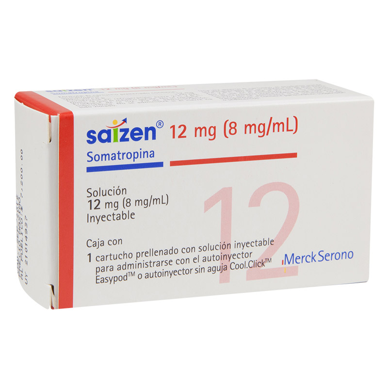 SAIZEN 12 MG SOL INY 1X1 ML