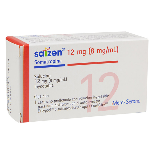 SAIZEN 12 MG SOL INY 1X1 ML