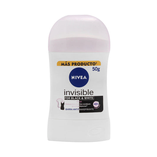 DESOD NIVEA INV CLEAR B&W STICK50G