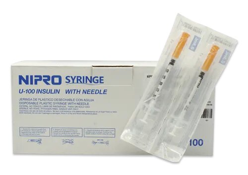 JERINGA INSULINA 100 JERS 31X8MM 0.3 ML