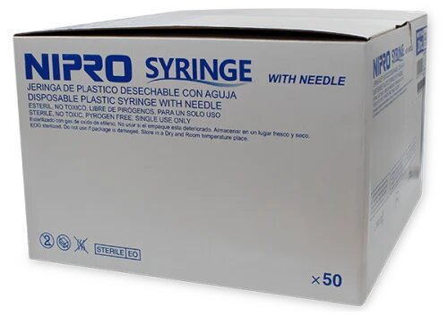 JERINGA C/A 50 PZA 20X38 20 ML