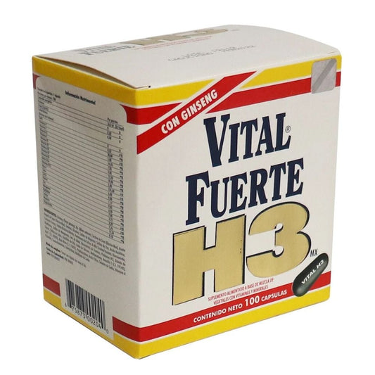 VITAL FUERTE H3MX SUP ALIM 100 CAPS