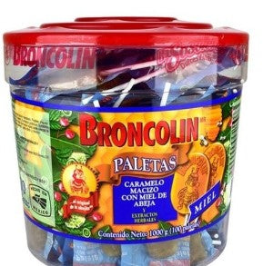 PALETA BRONCOLIN MIEL VITROL C/100