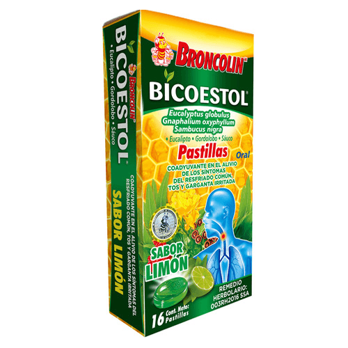 BICOESTOL LIMON 1 PAQ C/12 PZA 20 G