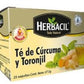 HERBACIL TE CURCUMA Y TORONJIL 25 SOB 1G