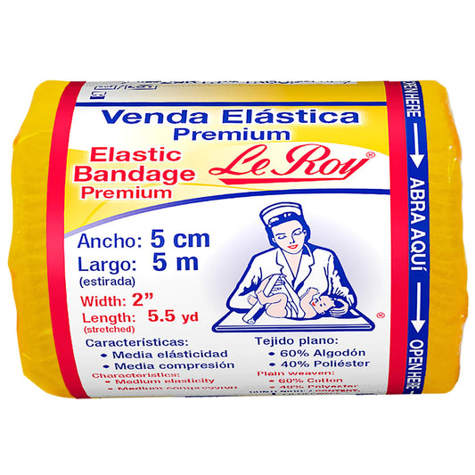 VENDA ELAST LE ROY 5CM X 5M