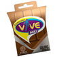 PRESERVATIVOS VIVE COLORS SABOR CHOCOLATE CAJA C/3