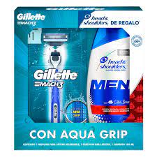 MAQ GTTE MACH3 AQUA +SH H&H180ML