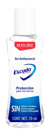 GEL ANTISEP ESCUDO 70ML+PORTA GEL M