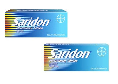 SARIDON 500/50 MG 100+20 CPR