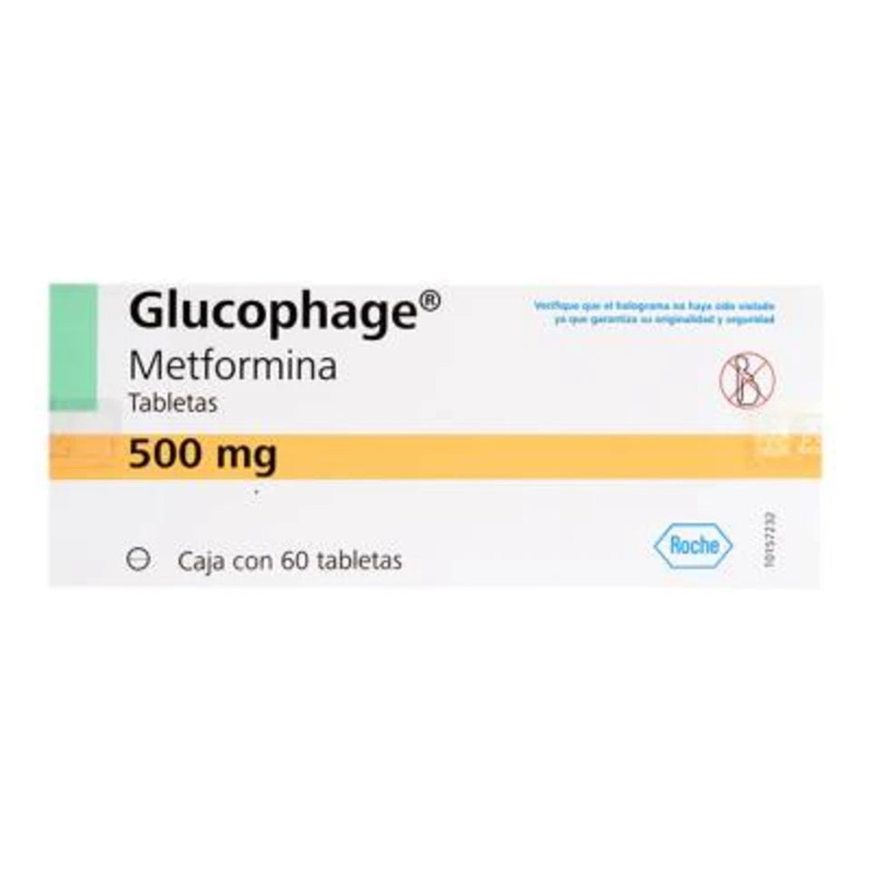 GLUCOPHAGE 500 MG 60 TAB