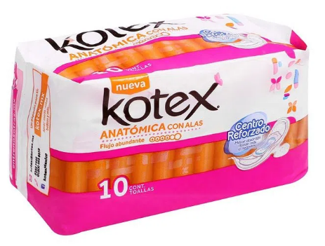 TAS SANIT KOTEX ANAT DELG ALAS 10