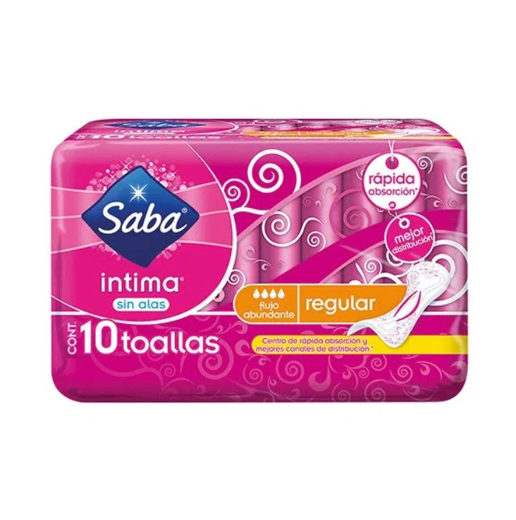 TAS SANIT SABA INTIMA-REG C/10