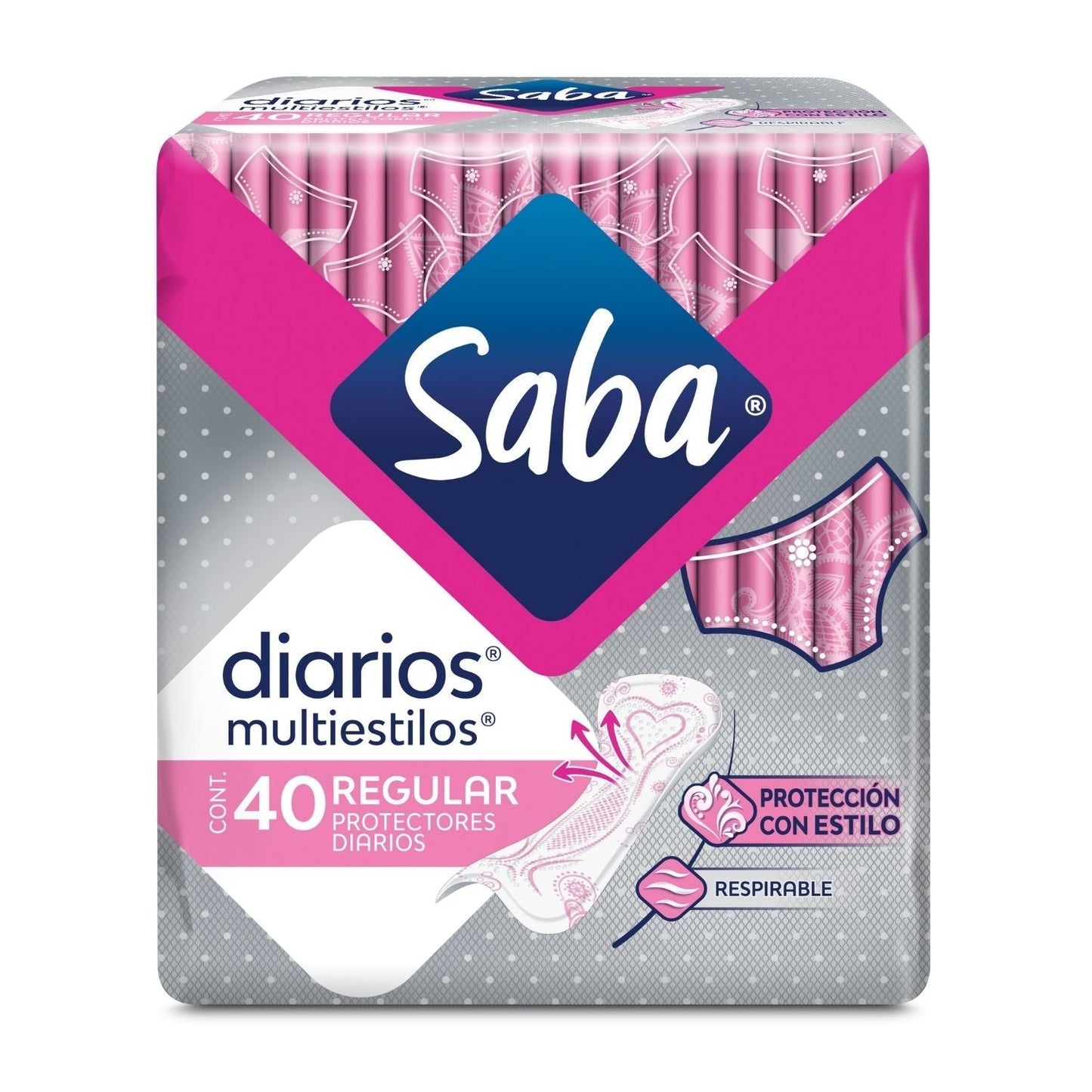 PANTY PROT SABA DIARIOS REG C/40