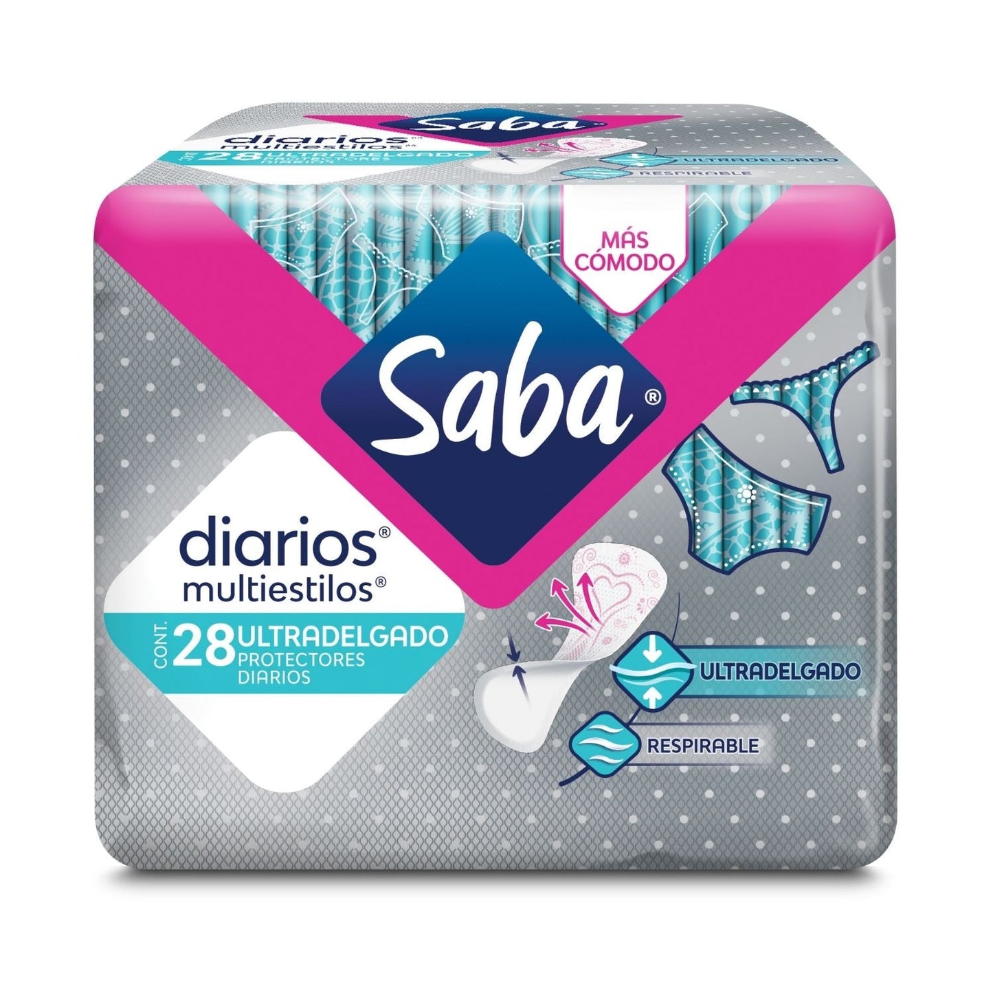 PANTY PROT SABA MULTIES ULTR C/28