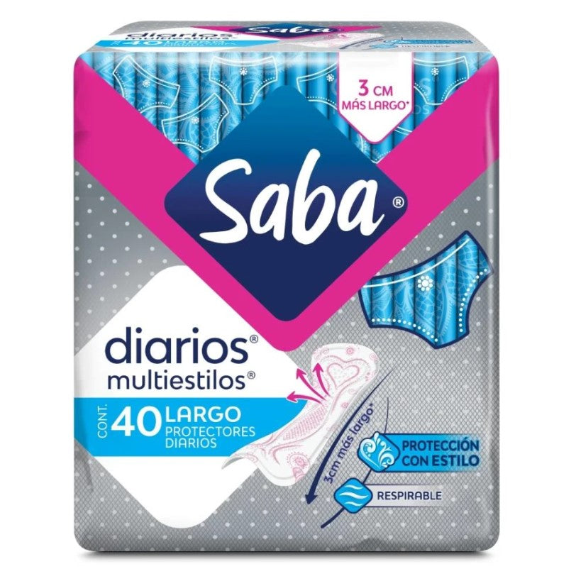 PANTY PROT SABA DIARIOS LGO C/40