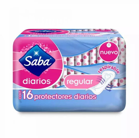 PANTY PROT SABA DIARIOS LGO C/16