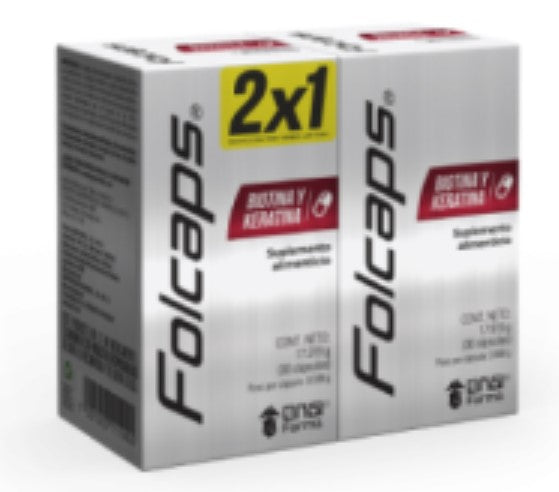 FOLCAPS BIO&KERA S ALIM 30CAPS 2X1
