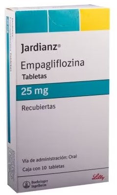 JARDIANZ 25 MG 10 TAB REC