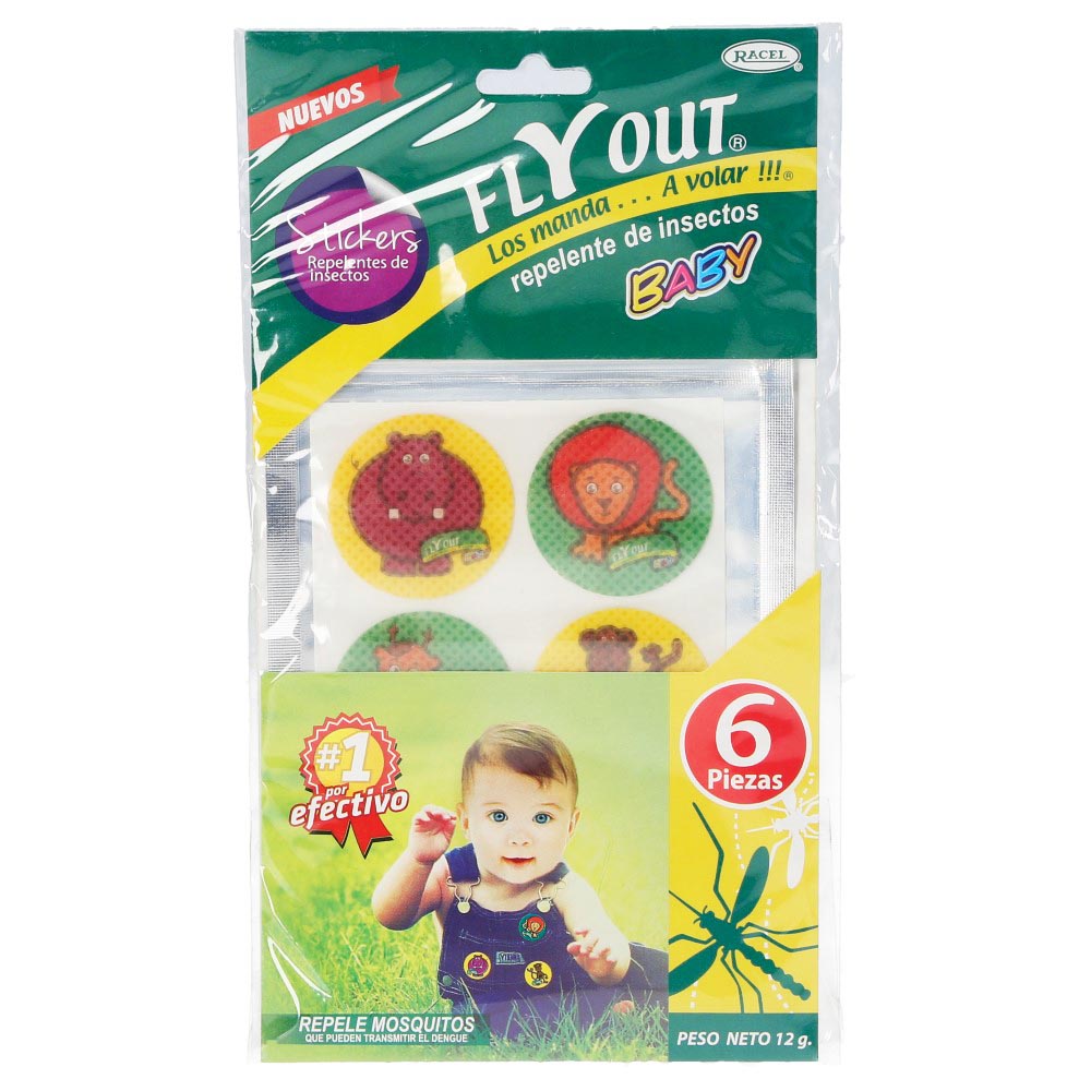 REPEL FLY OUT STICKERS BABY    S