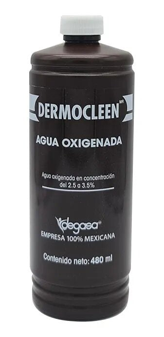 AGUA OXIGEN DERMOCLEEN 1 BOTELLA 480 ML