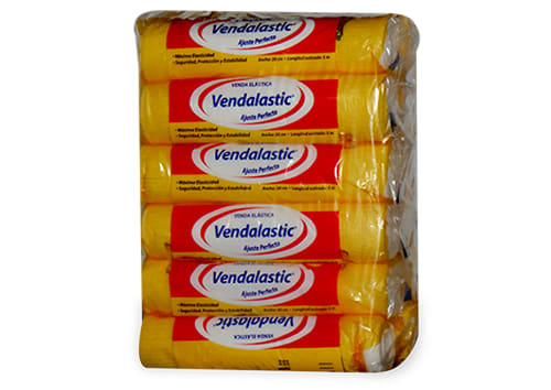 VENDA ELASTICA VENDAL 12 VENDAS 25CMX5 M