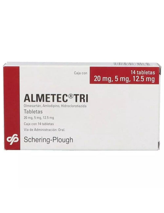 ALMETEC TRI 20/5/12.5 MG 14 TAB