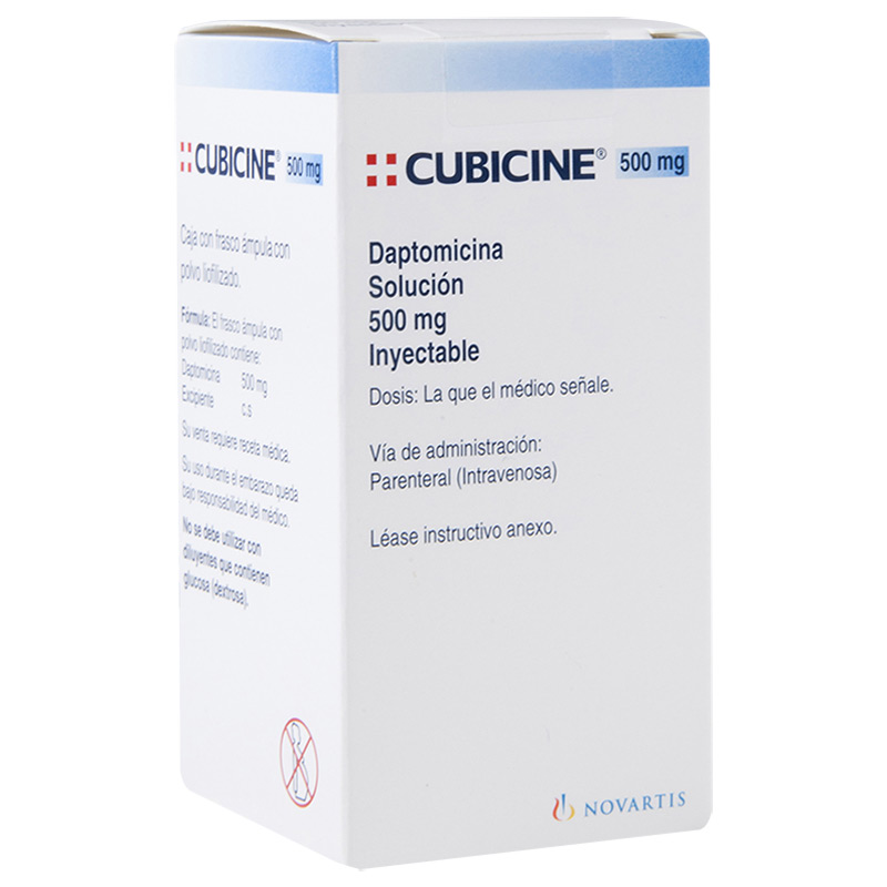 CUBICINE 500 MG SOL INY