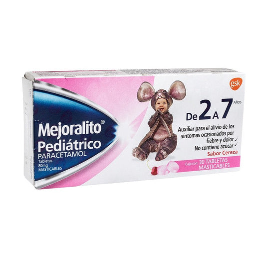 MEJORALITO PED 80MG TAB C30