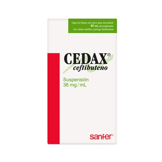 CEDAX 36MG/ML FCO PVO 60ML SUSP