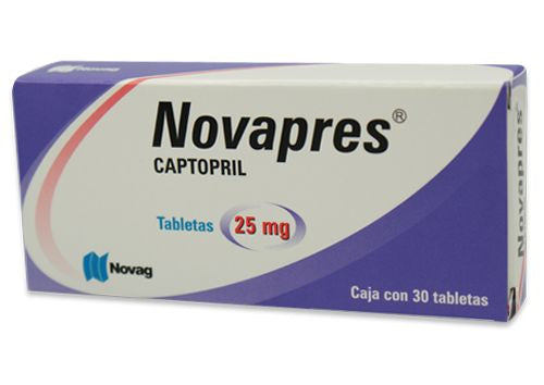 NOVAPRES 30 TAB 25 MG