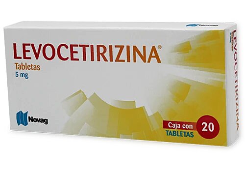 LEVOCETIRIZINA TAB. 5 MG. CAJA C/20