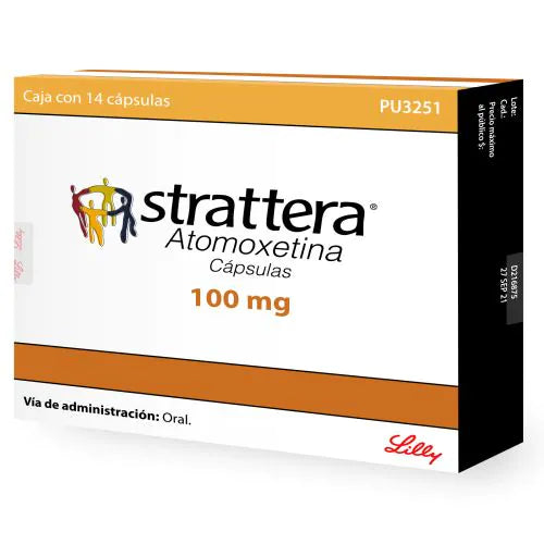 STRATTERA 100 MG 14 CAPS