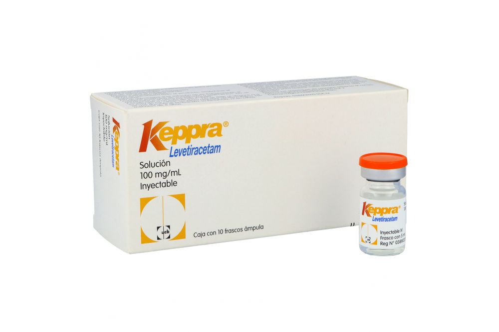 KEPPRA 100 MG/ML FA 5ML C/10