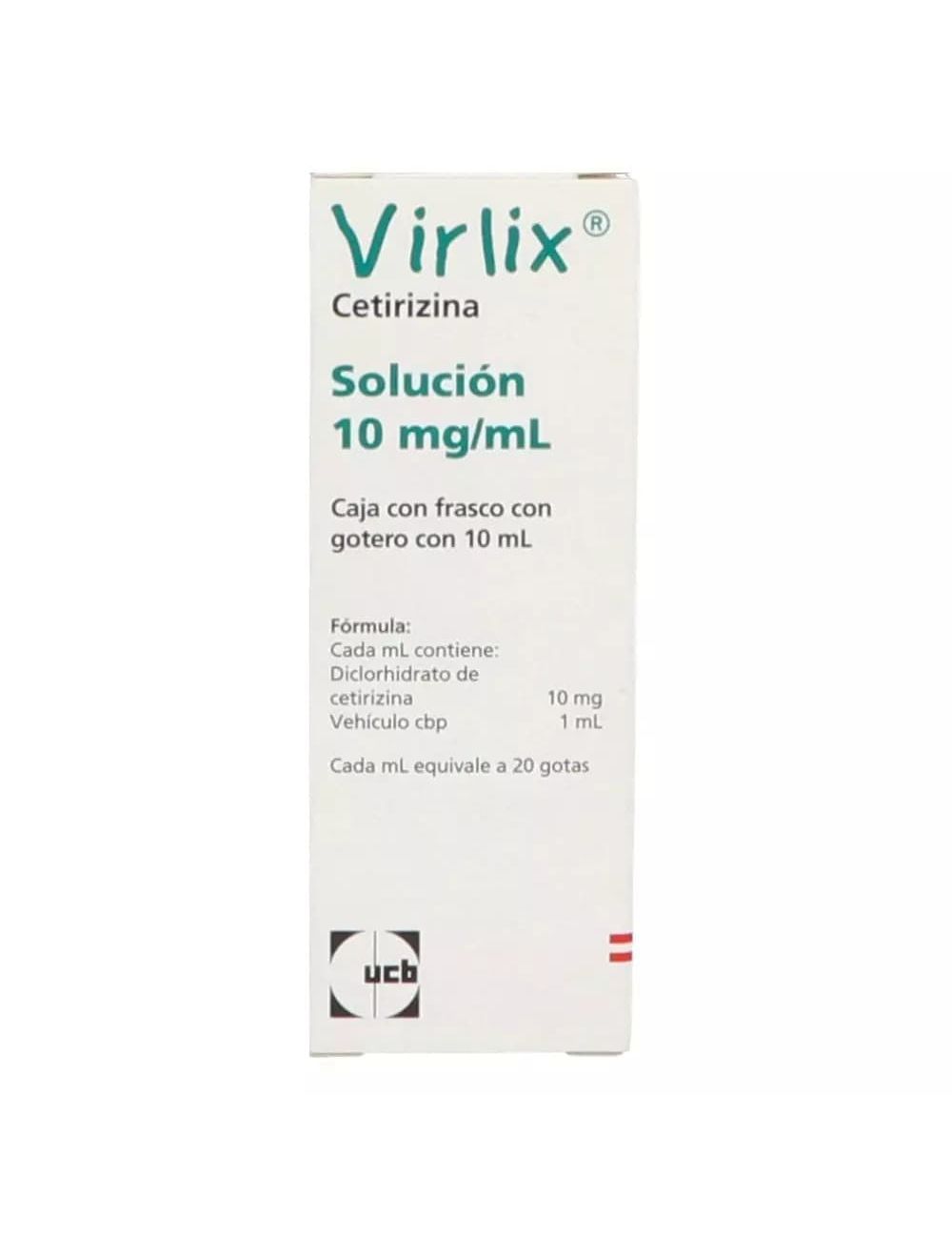 VIRLIX 10 MG GTS 10 ML